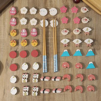 Bamboe Eetstokjes Set Twee Paar Duurzaam Voor Chinees Japans Koreaans Sushi Maaltijden Bruiloft Cadeau Huismerken