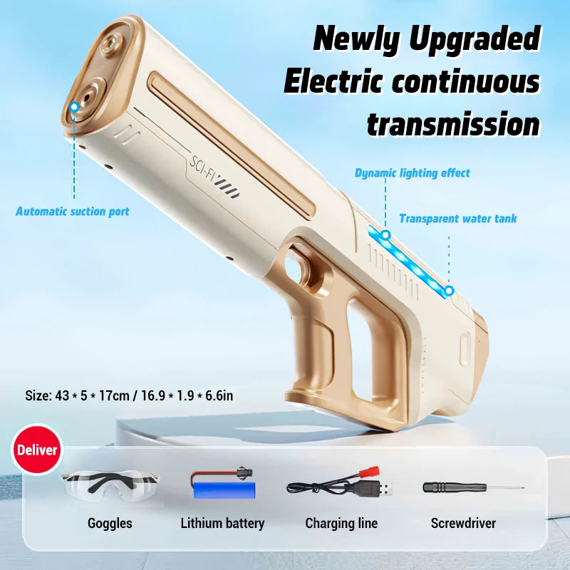 Fully Automatic Electric Water Gun with Large Capacity