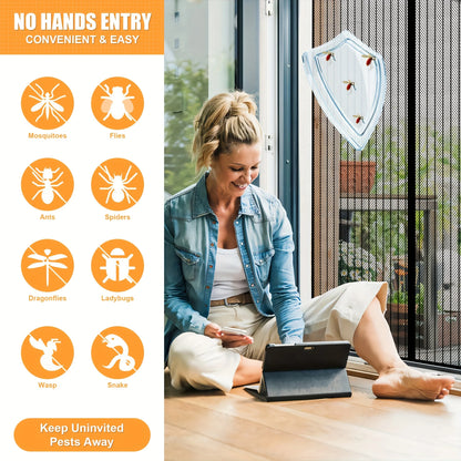 Magnetisch Deurgordijn | Zelfsluitend en handsfree tegen insecten