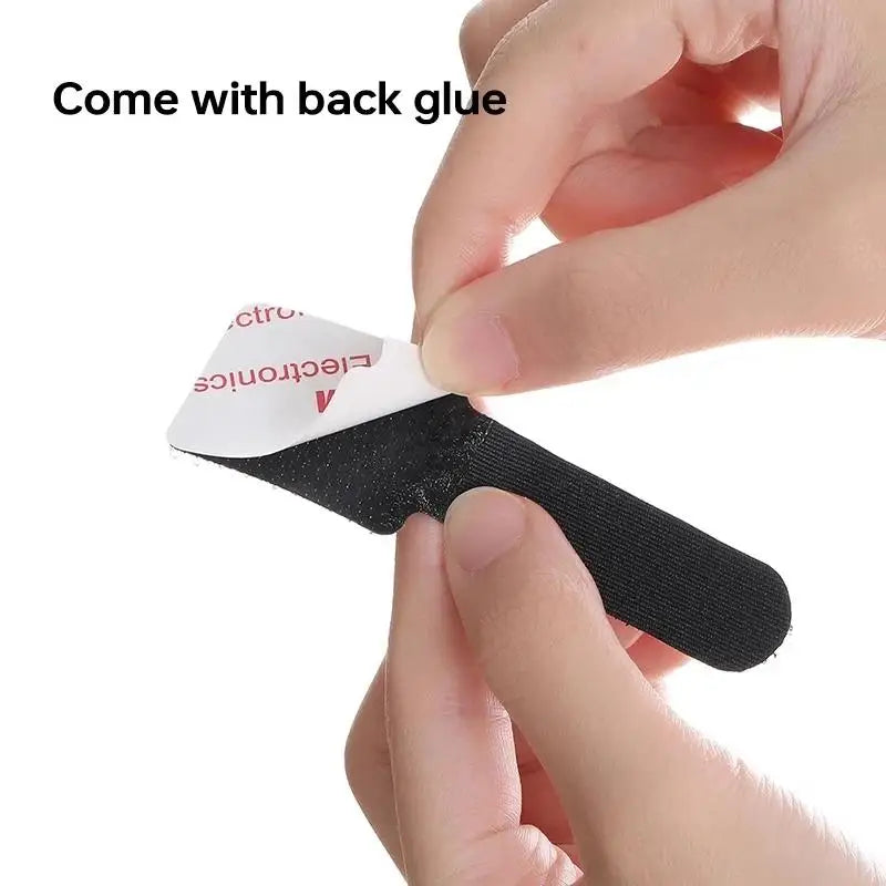 Reusable Cable Ties with Adhesive Mounting
