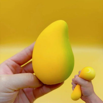 Squishy fidget toy fruitvorm