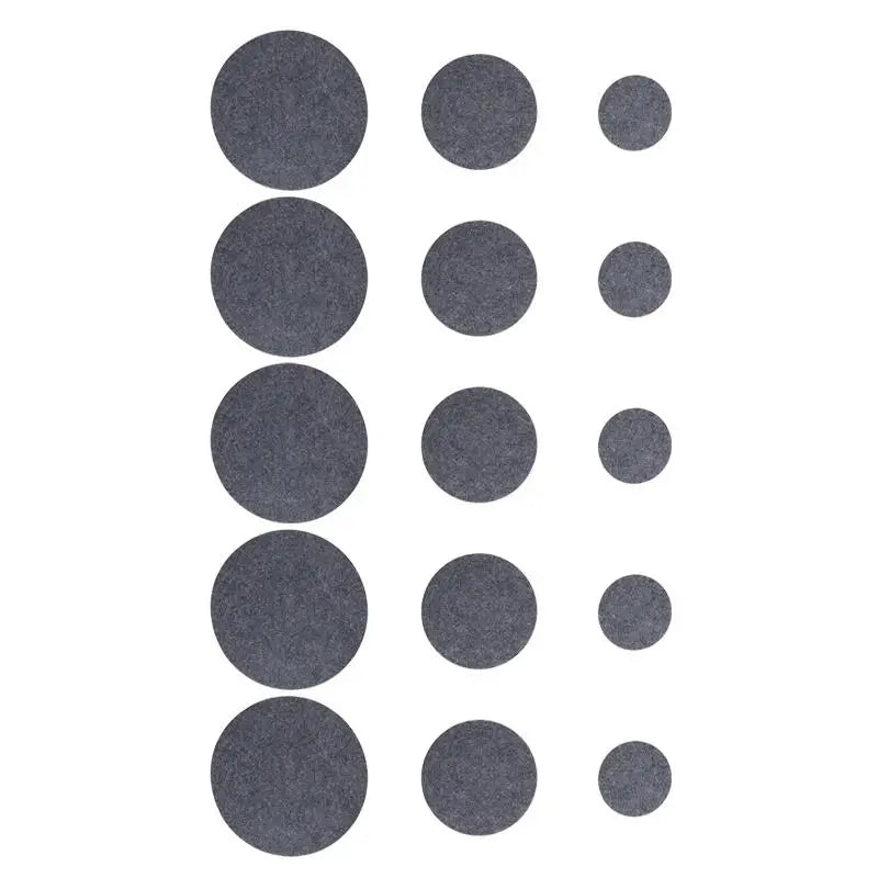 Ronde Vilt Potbeschermers Set - 15 Stuks