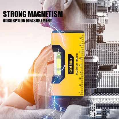 Zakwaterpas 100 mm magnetisch aluminium