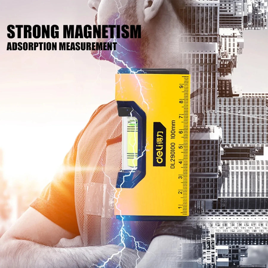 Zakwaterpas 100 mm magnetisch aluminium