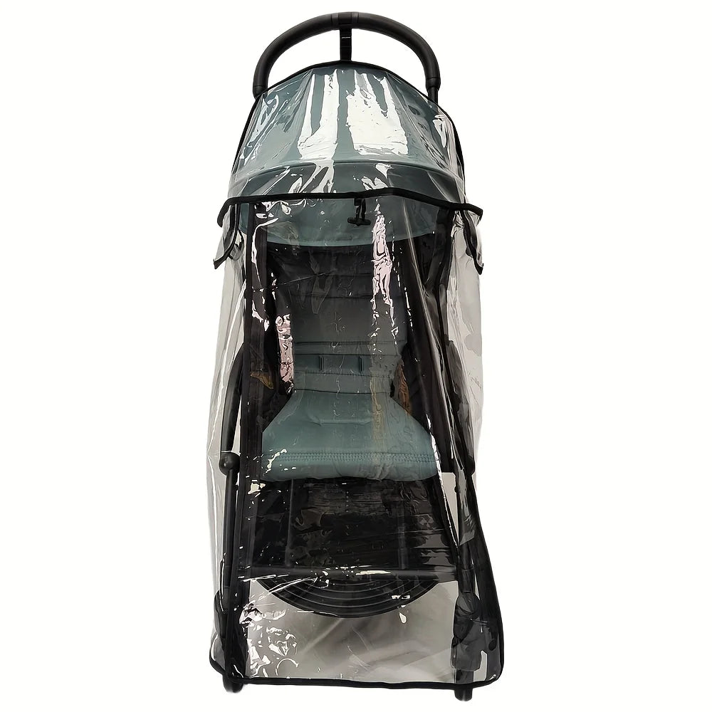 Regenhoes Kinderwagen met Ventilatie en Dubbele Ritsen