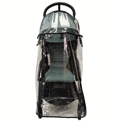 Regenhoes Kinderwagen met Ventilatie en Dubbele Ritsen