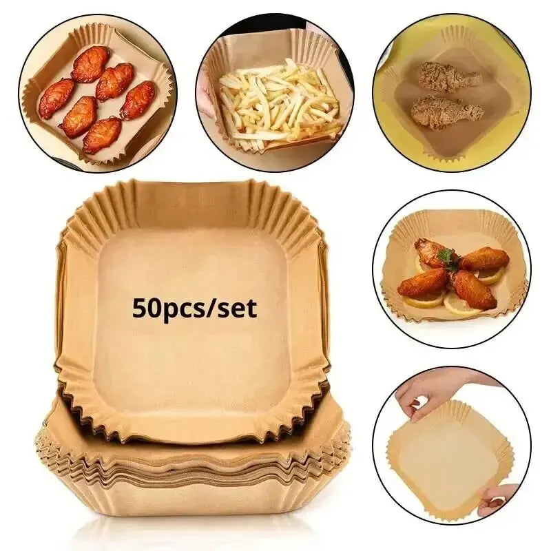 Rond bakpapier airfryer 50 stuks
