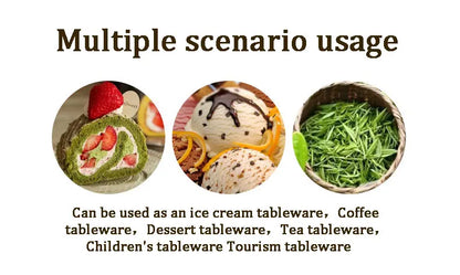 Draagbare RVS Bestekset met Lepel en Vork