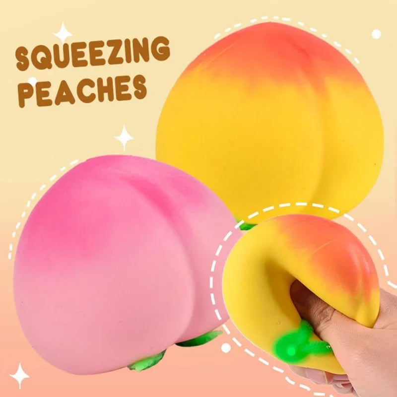Squishy fidget toy fruitvorm