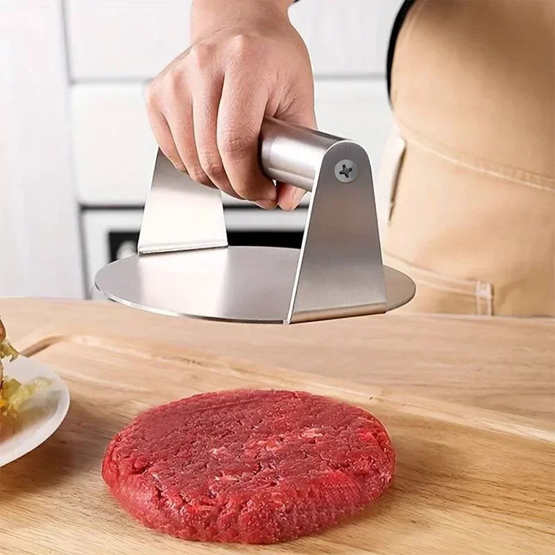 Stainless Steel Smash Burger Press for Consistent Burgers