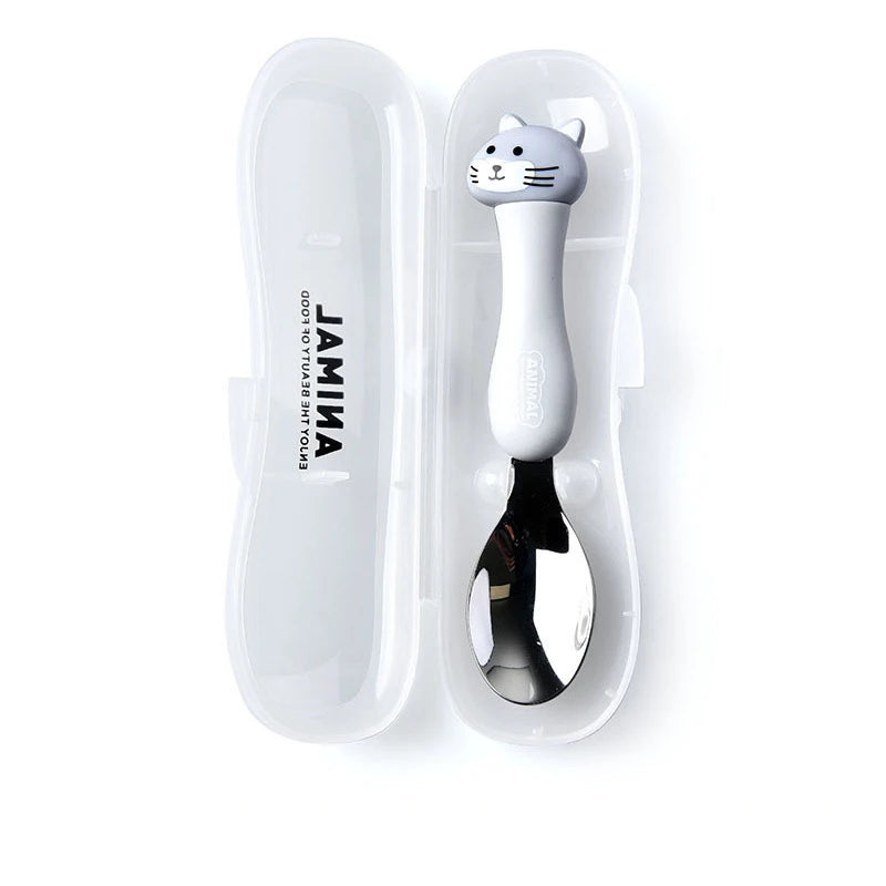 Kinderbestek Cartoon Dier Set