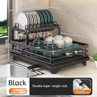 Adjustable Dish Drying Rack Over Sink with Swivel Spout