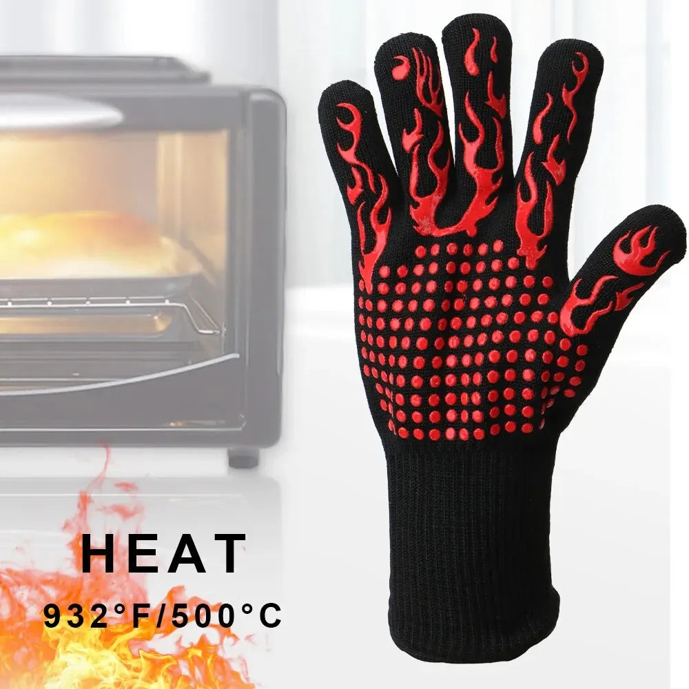 Hittebestendige handschoenen 500°C antislip katoen