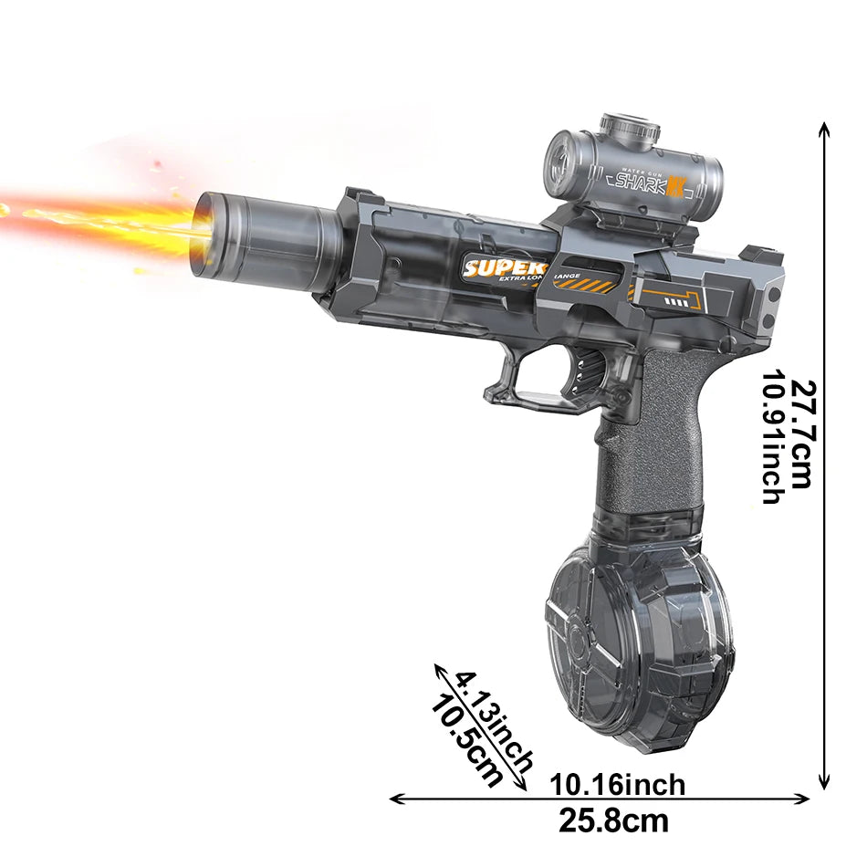 Waterpistool zonder batterij met lichteffecten