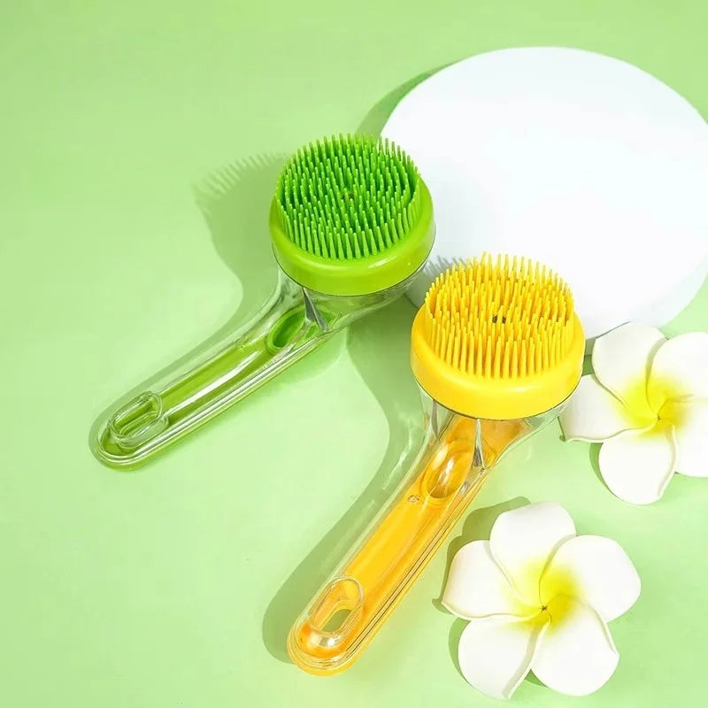 Huisdier borstel massage baden plastic