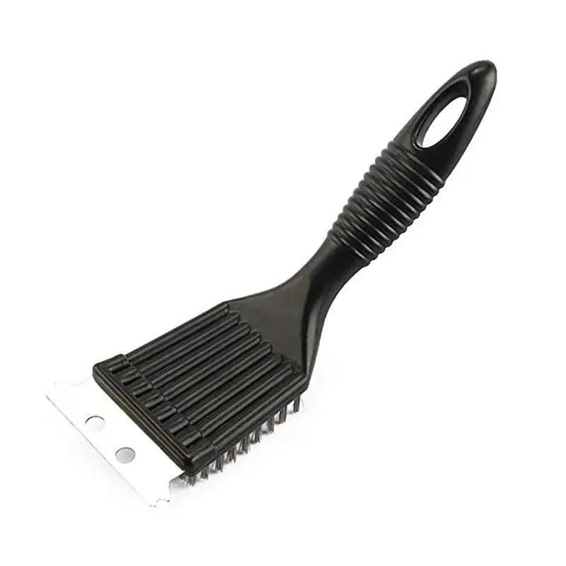 Barbecue brush with wire bristles