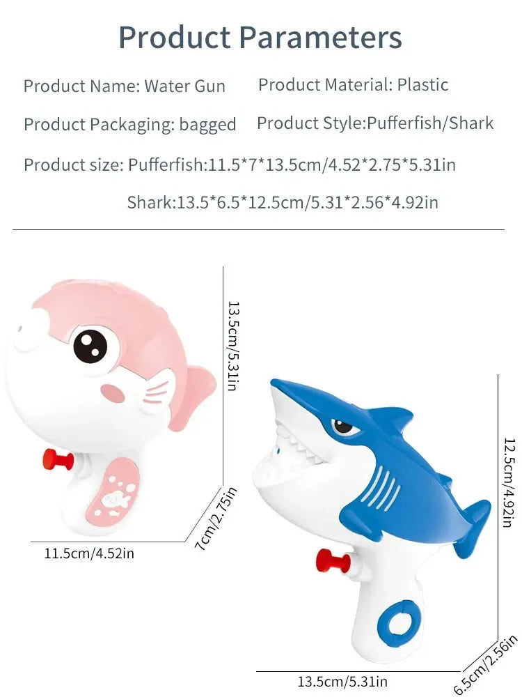 House brand Fish-Shaped Water Gun | Carefree Water Fun for Kids