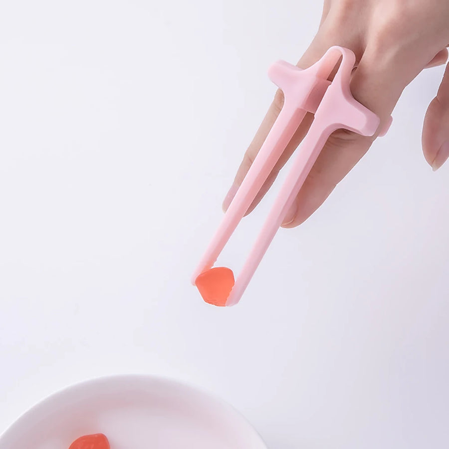 Vinger eetstokjes plastic 9,5 cm