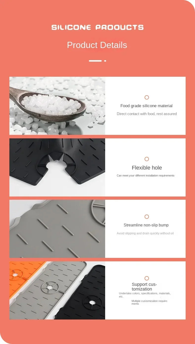 Silicone mat voor de kraan Homepremium