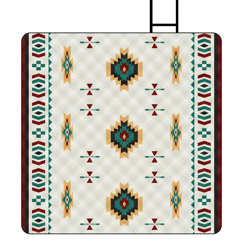 Picknickmat 200x200 cm vochtbestendig machinewasbaar
