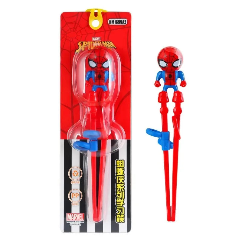 Marvel Trainings Eetstokjes Kinderen Spider-Man en Captain America