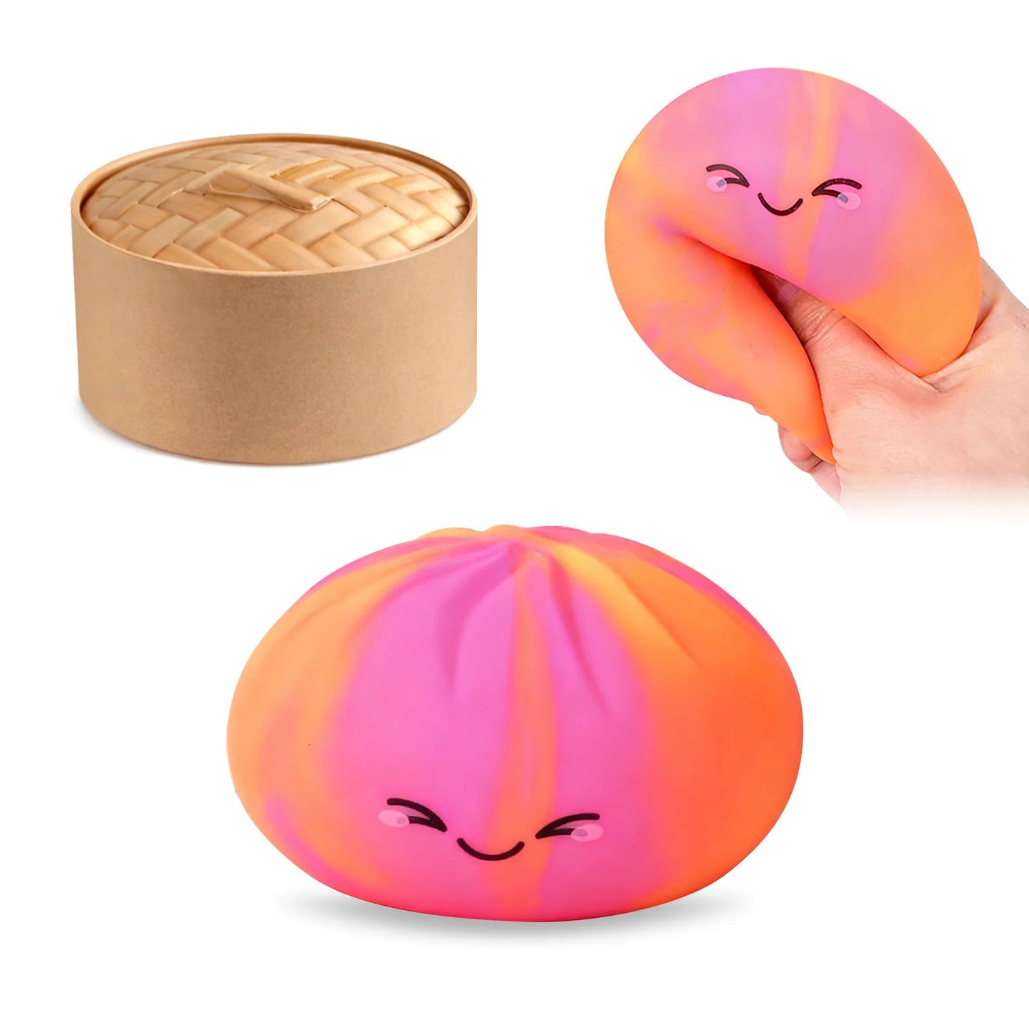 Squishy knijpspeeltje dumpling