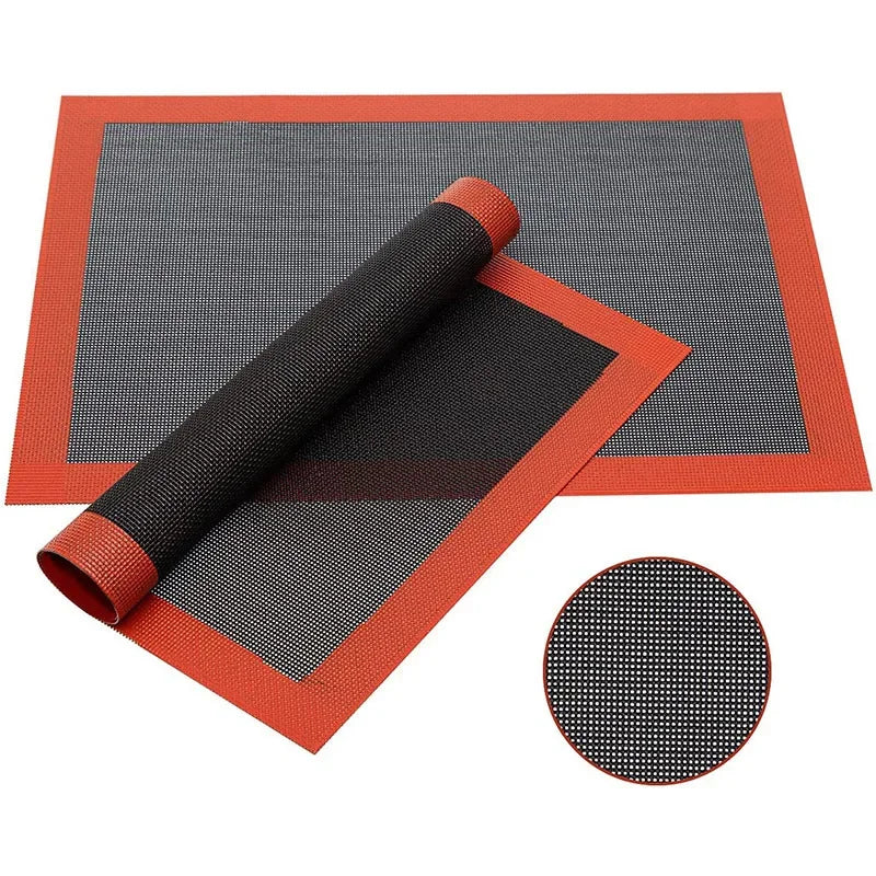 Private Label Silicone Baking and Grilling Mat 30x40 cm - Reusable for Oven and Microwave