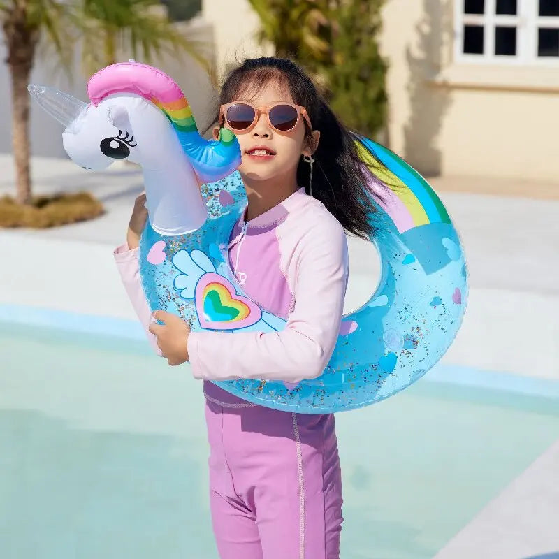 Inflatable Swim Ring Unicorn Flamingo