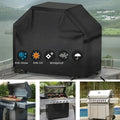 Barbecuehoes 170x90x60 cm zwart