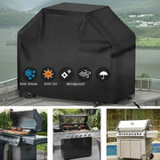 Barbecuehoes 170x90x60 cm zwart