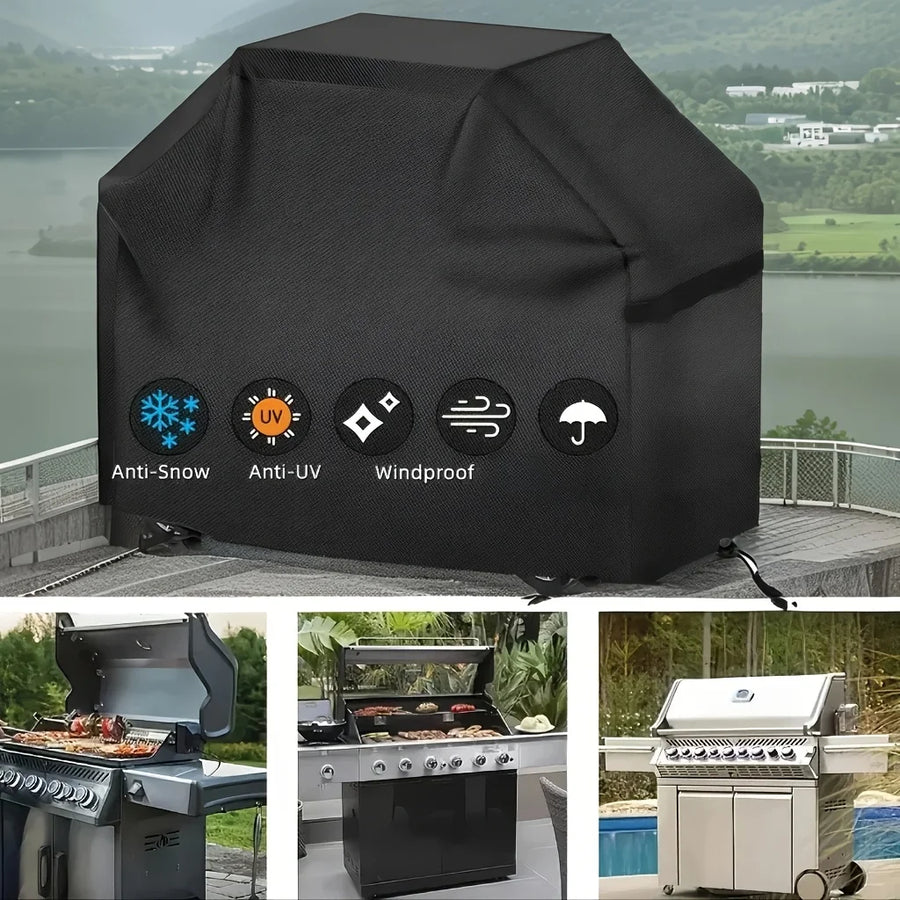 Barbecuehoes 170x90x60 cm zwart