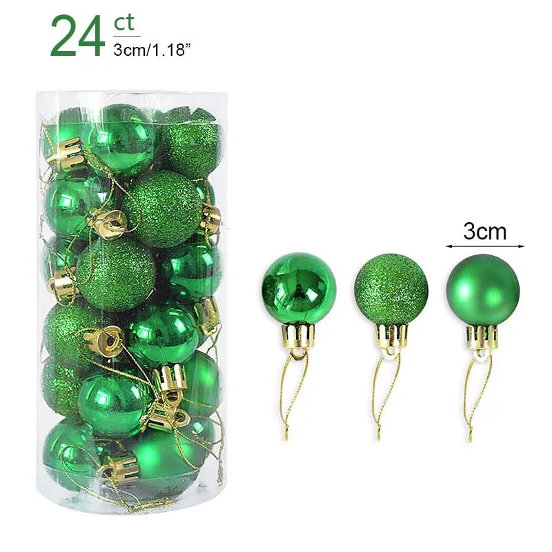 Kerstballen set decoratie