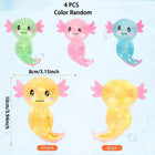 Knijpspeelgoed axolotl 4 stuks willekeurig