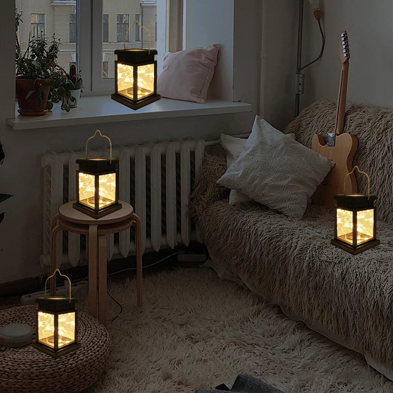 Solar LED lantaarn voor tuin terras balkon