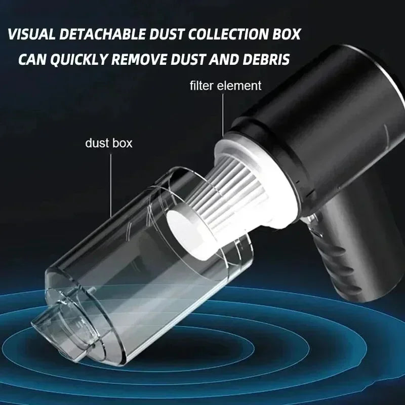 Cordless 4-in-1 Vacuum Cleaner with Blower and Suction Function for Car and Home