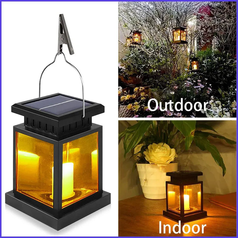 Solar LED lantaarn voor tuin terras balkon