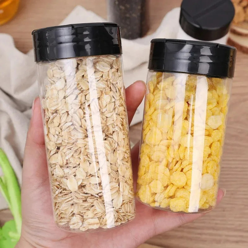 Kruidenpotjes kunststof shaker deksel 100-300 ml