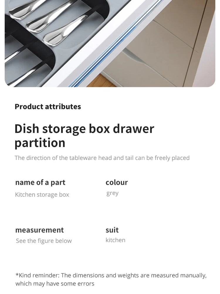 Keukenlade Organizer voor Bestek en Kruidenpotjes