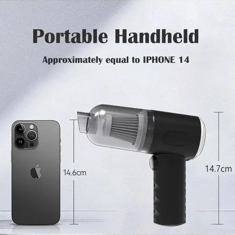 Draadloze mini stofzuiger 9000Pa USB