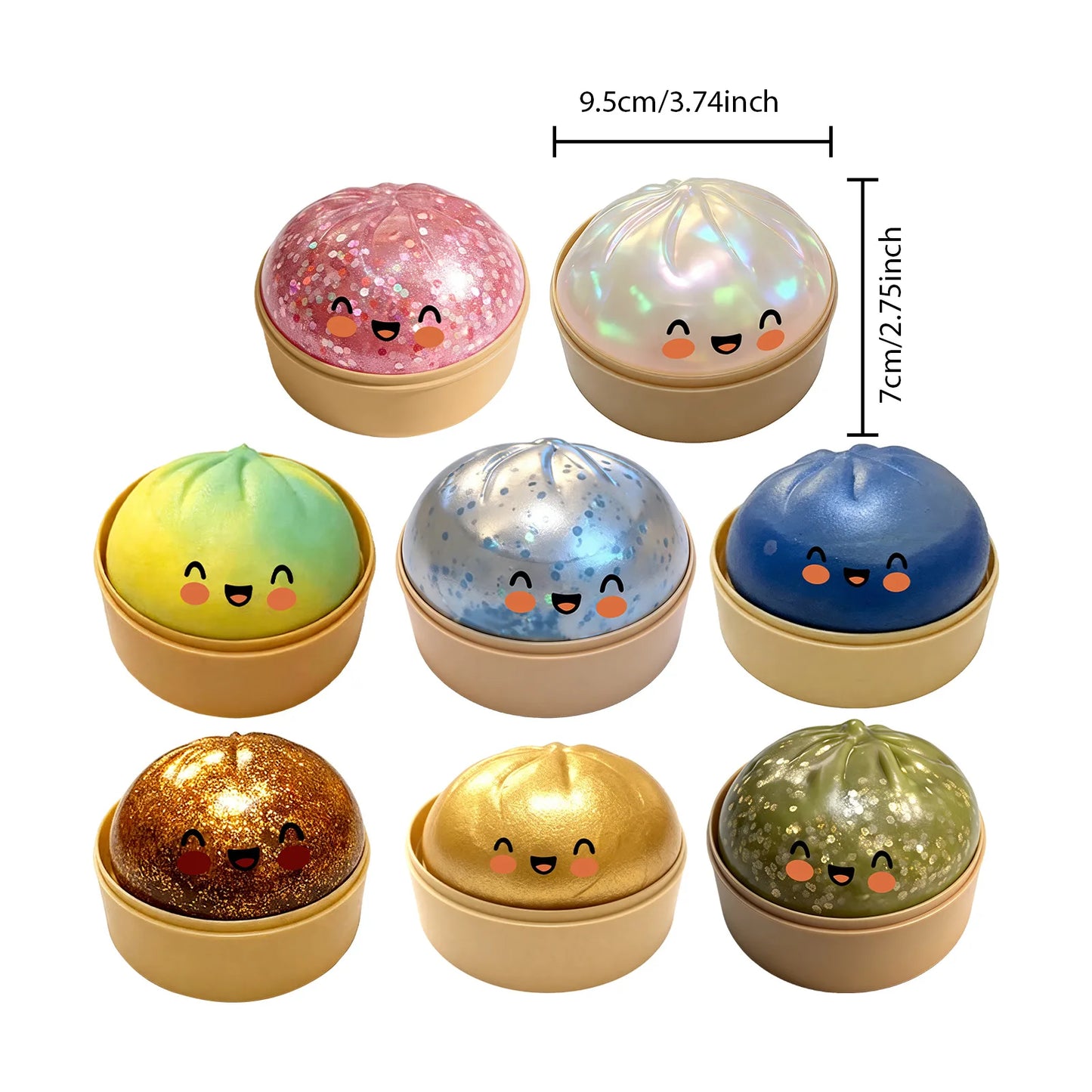 Squishy knijpspeeltje dumpling
