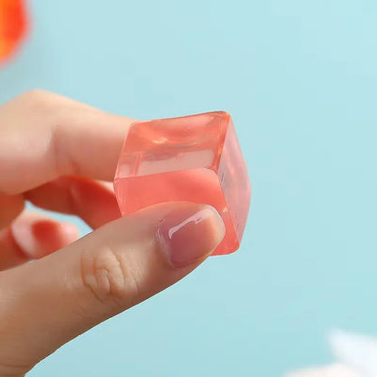 Squishy kubus fidget speelgoed pastel