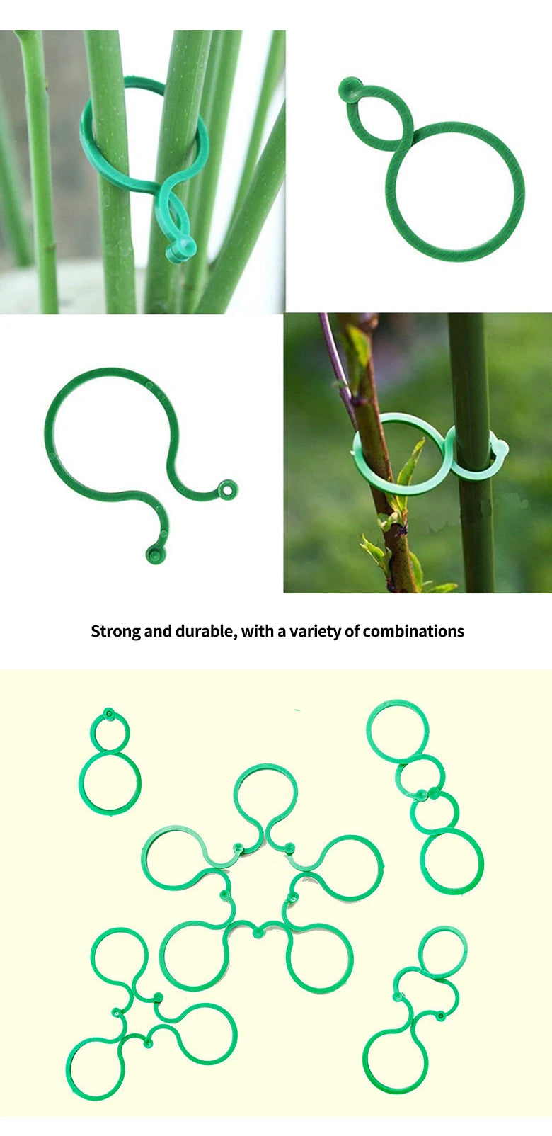 Plantenclips kunststof verstelbaar