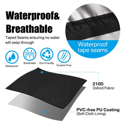 Ligbedhoes 210x75x40x80 cm 210D Oxford polyester