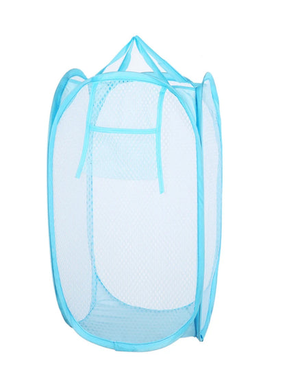 Wasmand opvouwbaar mesh 40x40x70 cm katoen