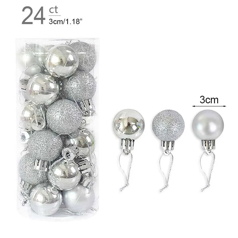 Kerstballen set decoratie