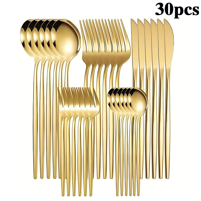 Gouden Portugese Bestekset RVS