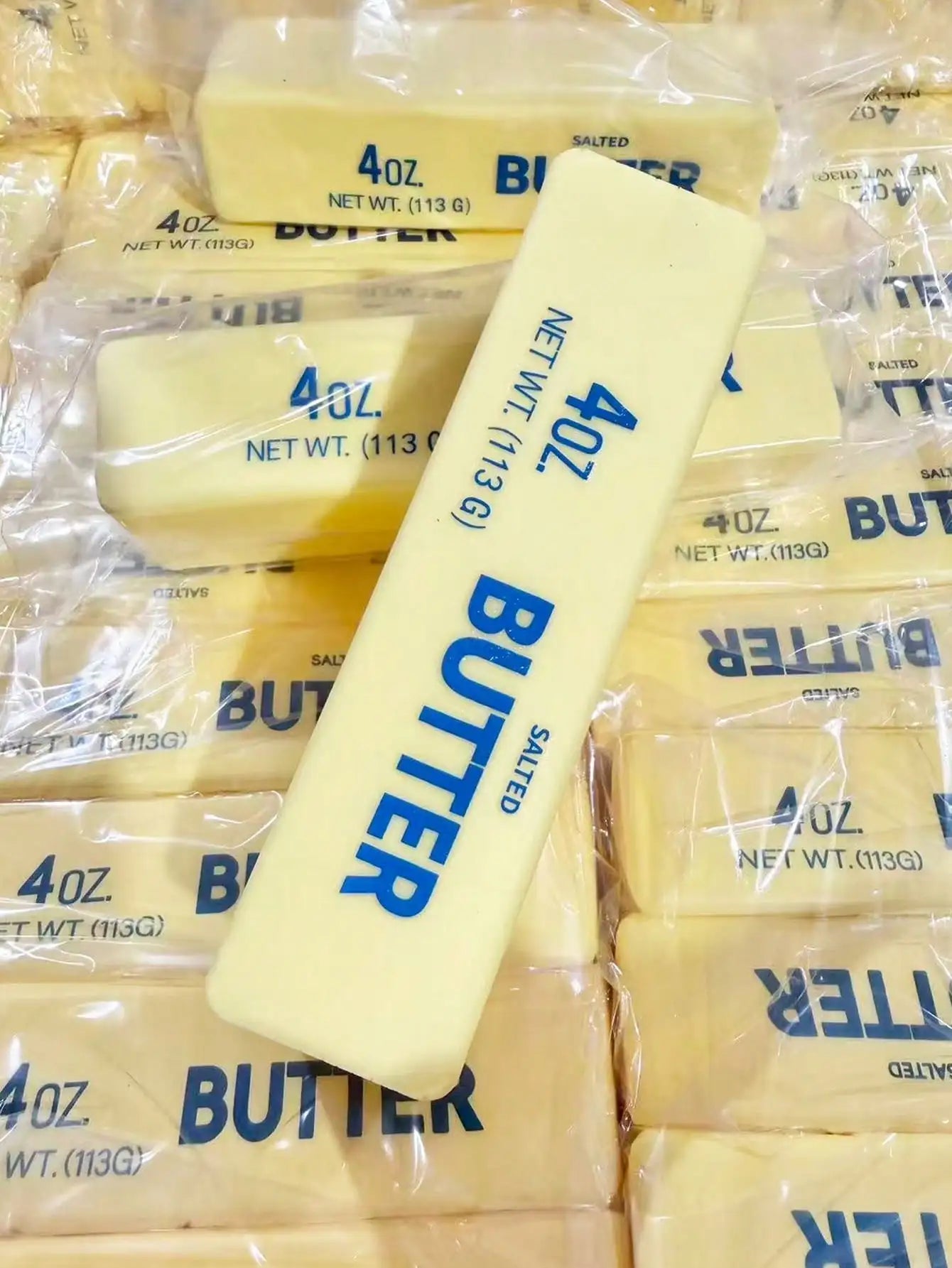 Butter Squish™ | Viraal TikTok Stress Toy | Vormhoudend blok boter