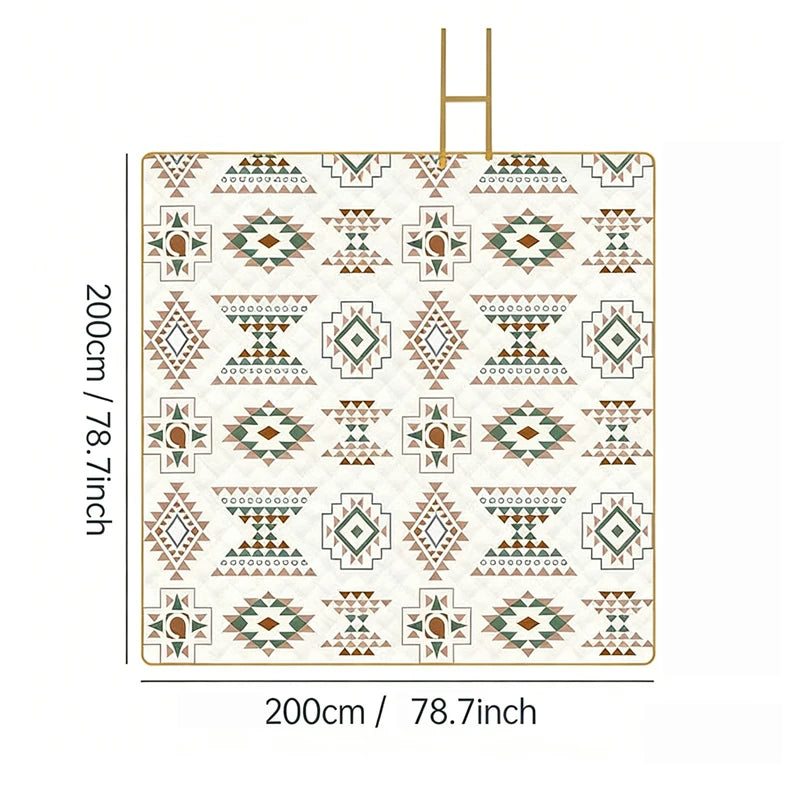 Picknickmat 200x300 cm vochtbestendig machinewasbaar