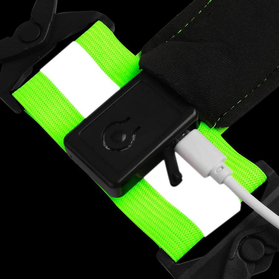 LED Safety Vest USB Rechargeable | High Visibility for Night Sports