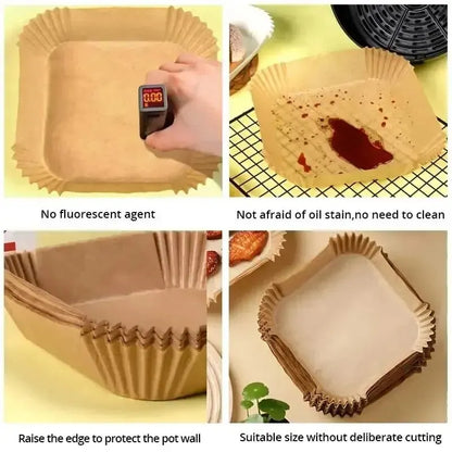 Rond Bakpapier voor Airfryer (50 stuks)